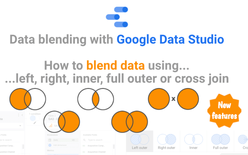 Blend Data in Google Data Studio